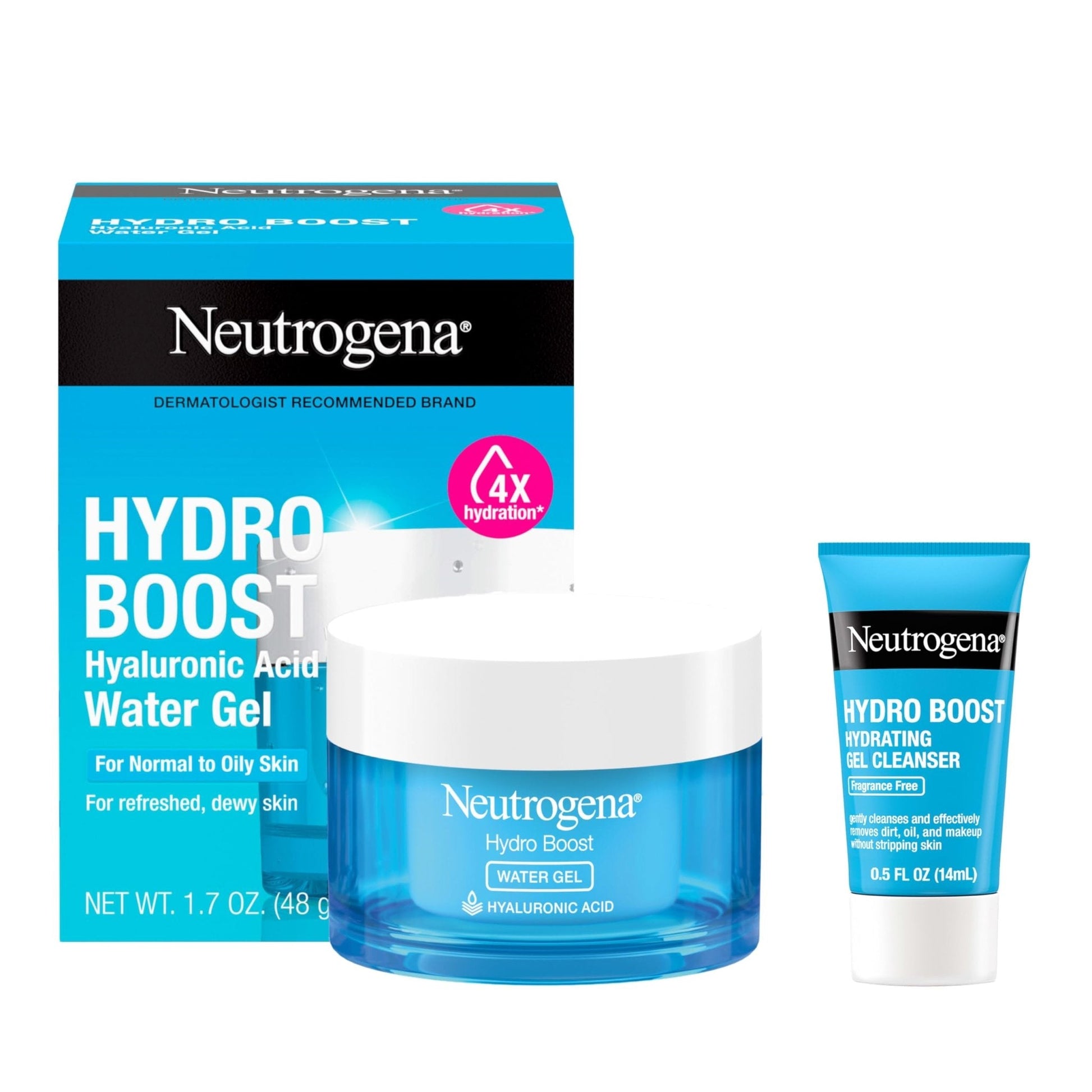 Neutrogena Hydro Boost Water Gel, Hyaluronic Acid Facial Moisturizer for Normal to Oily Skin, Hydrating Face Moisturizer, - Maple Wellness Supplements