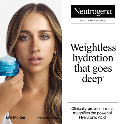 Neutrogena Hydro Boost Water Gel, Hyaluronic Acid Facial Moisturizer for Normal to Oily Skin, Hydrating Face Moisturizer, - Maple Wellness Supplements