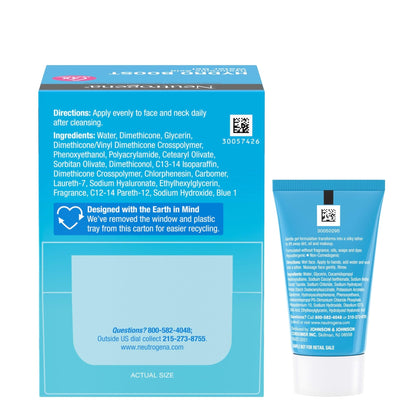 Neutrogena Hydro Boost Water Gel, Hyaluronic Acid Facial Moisturizer for Normal to Oily Skin, Hydrating Face Moisturizer, - Maple Wellness Supplements