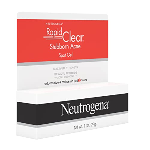 Neutrogena Rapid Clear Stubborn Acne Spot Treatment Gel, Maximum Strength 10% Benzoyl Per-oxide - Maple Wellness Supplements