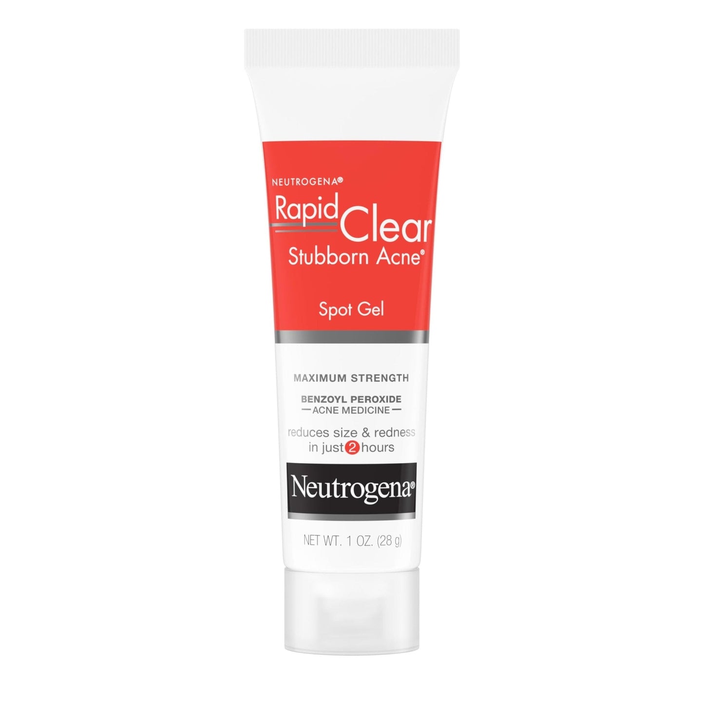 Neutrogena Rapid Clear Stubborn Acne Spot Treatment Gel, Maximum Strength 10% Benzoyl Per-oxide - Maple Wellness Supplements