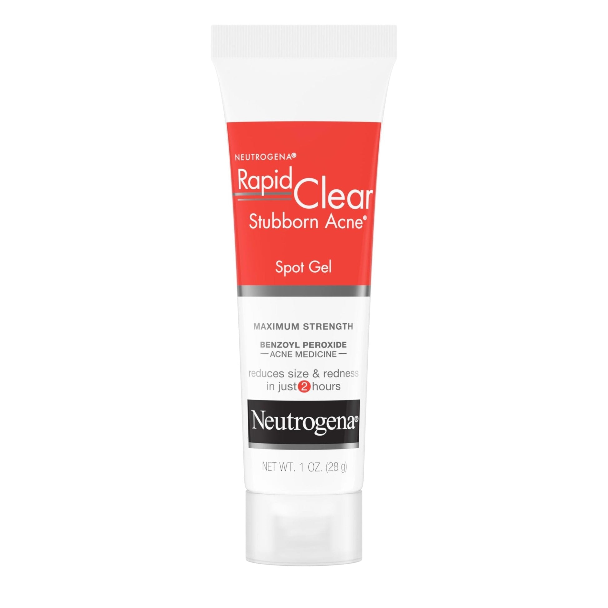 Neutrogena Rapid Clear Stubborn Acne Spot Treatment Gel, Maximum Strength 10% Benzoyl Per-oxide - Maple Wellness Supplements