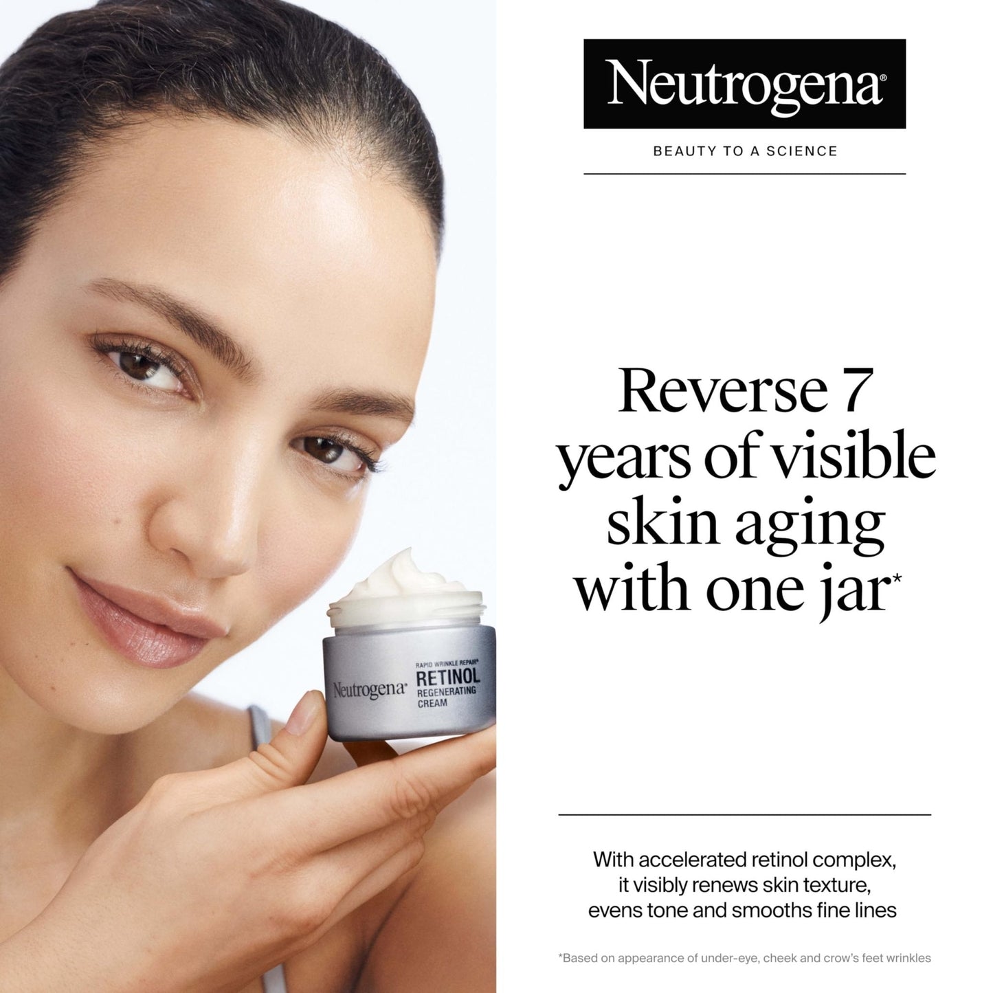 Neutrogena Rapid Wrinkle Repair Retinol Face Moisturizer, Daily Anti-Aging Face Cream with Retinol & Hyaluronic Acid to Fight Fine Lines, Wrinkles, & Dark Spots, 1.7 oz - Maple Wellness Supplements