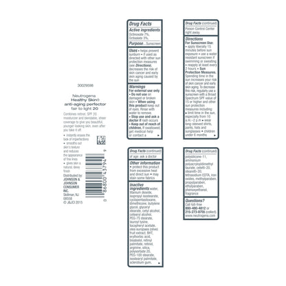 Neutrogena Retinol Treatment and Tinted Facial Moisturizer, Healthy Skin Anti-Aging Perfector with Broad Spectrum SPF 20 Sunscreen - Maple Wellness Supplements