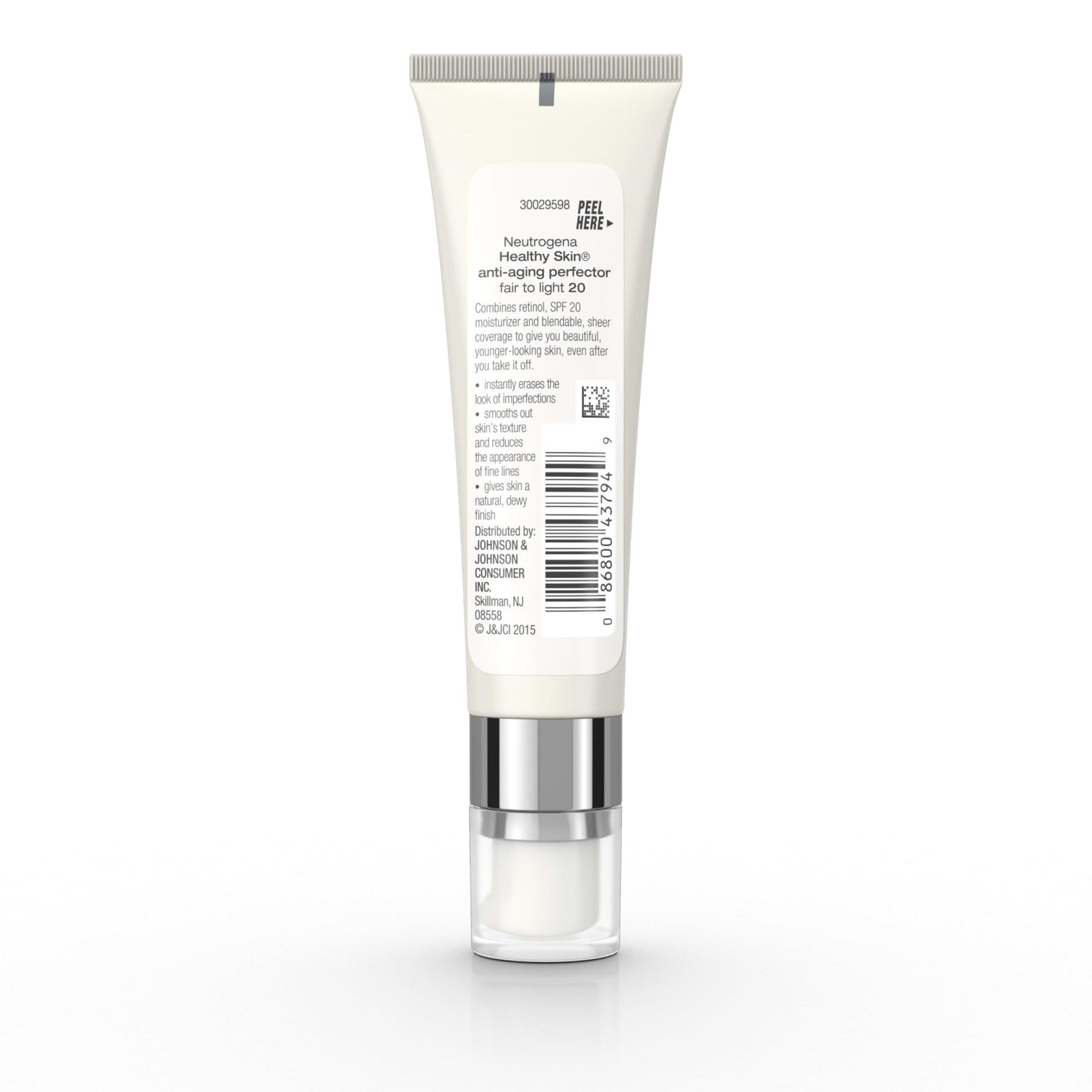 Neutrogena Retinol Treatment and Tinted Facial Moisturizer, Healthy Skin Anti-Aging Perfector with Broad Spectrum SPF 20 Sunscreen - Maple Wellness Supplements