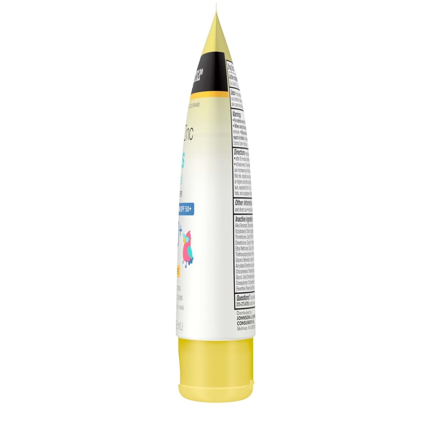 Neutrogena Sheer Zinc Oxide Kids Mineral Sunscreen Lotion, Broad Spectrum SPF 50+ with UVA/UVB Protection, Water-Resistant for 80 Minutes, Paraben-, Dye-, Fragrance- & Tear Free, 3 fl. oz - Maple Wellness Supplements