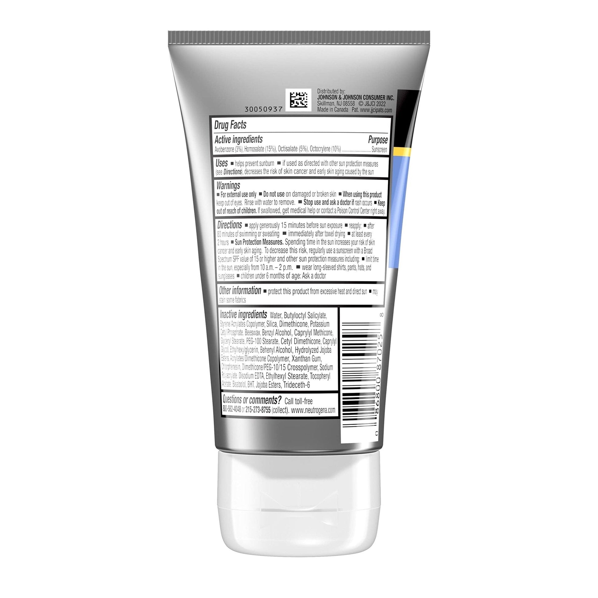 Neutrogena Sport Face Sunscreen SPF 70+, Oil-Free, 2.5 fl oz, Sweat & Water-Resistant - Maple Wellness Supplements