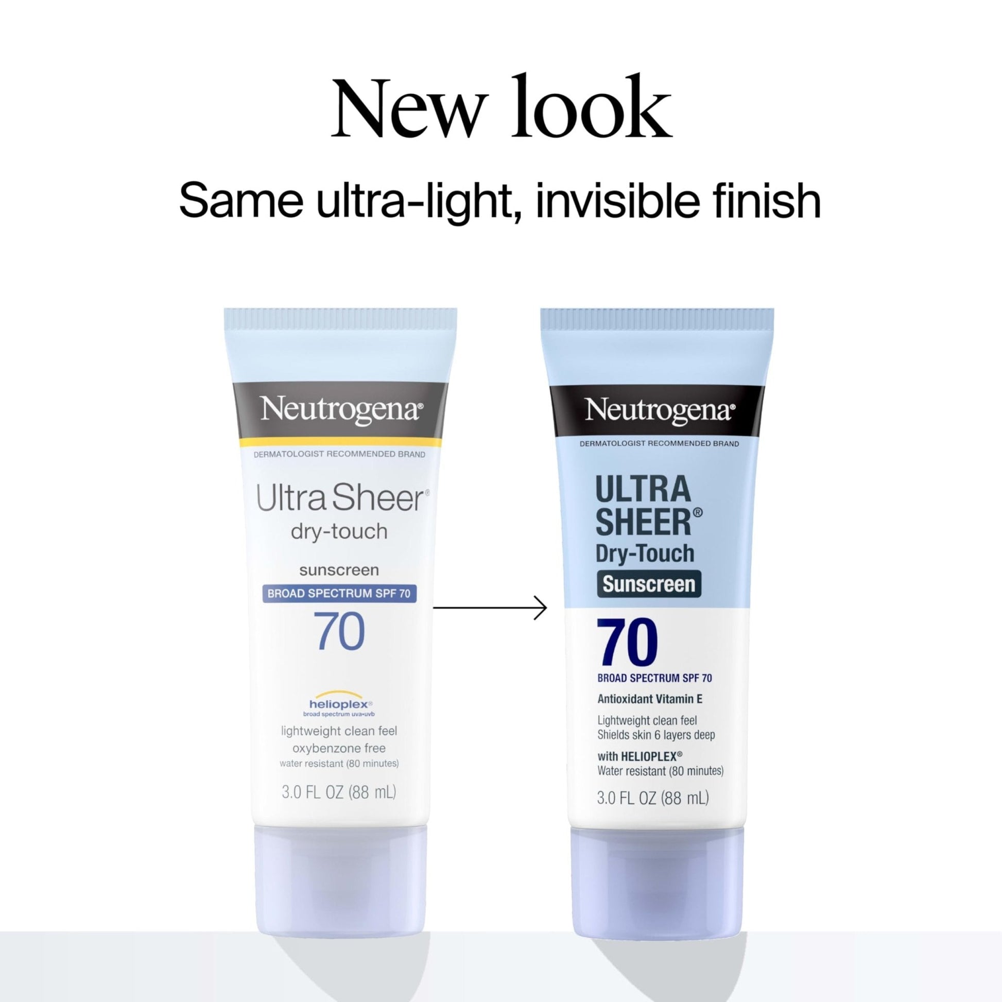 Neutrogena Ultra Sheer Dry-Touch Sunscreen Lotion SPF 70, Broad Spectrum, Water Resistant 80 Min - Maple Wellness Supplements