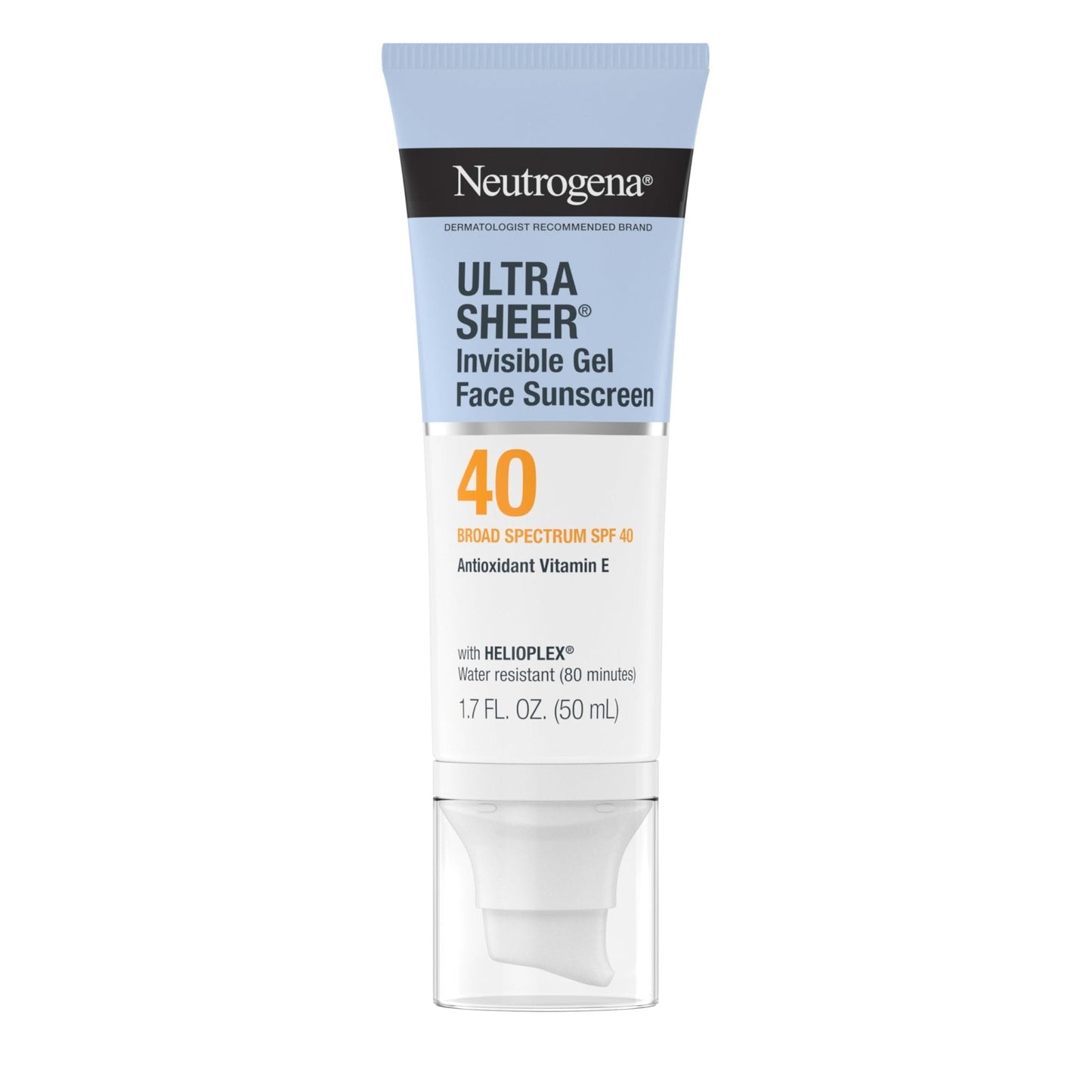 Neutrogena Ultra Sheer Invisible Gel Face Sunscreen SPF 40, Facial Sunscreen & Moisturizer - Maple Wellness Supplements