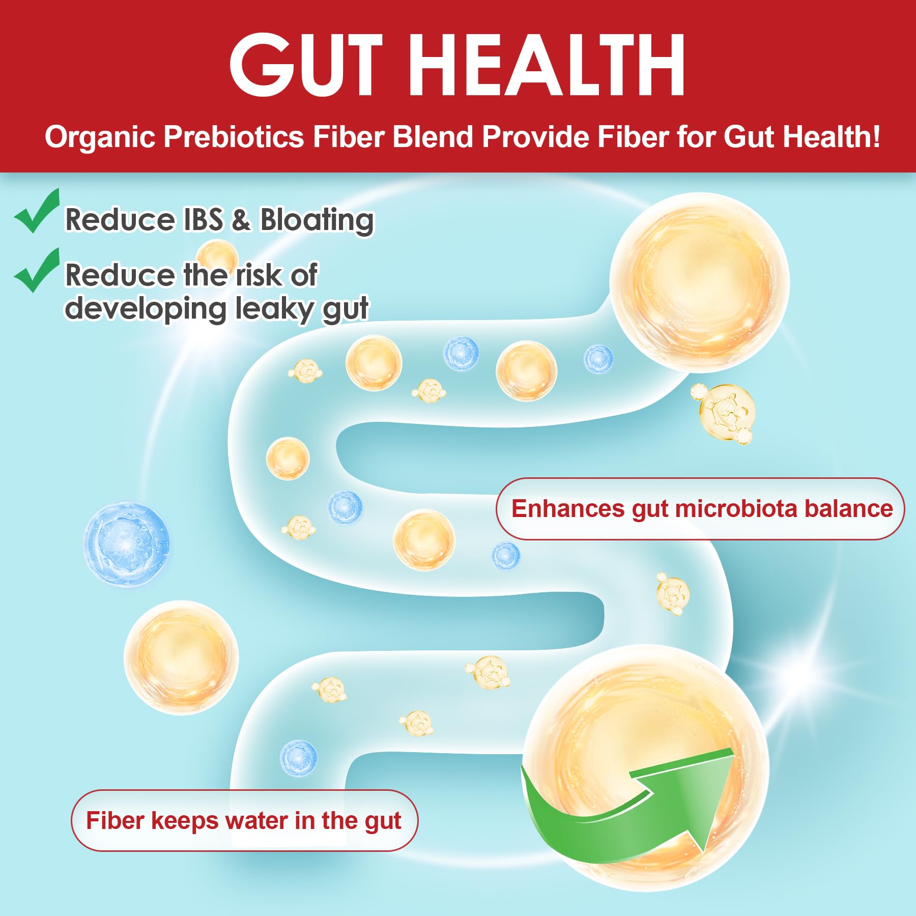 NEVISS Probiotic + Prebiotic Gummies for Adults & Kids 4+, Sugar Free Chewable 50 Billion CFUs w/Fiber, Vitamin B1 B2 D3 & Zinc, for Digestive & Gut Health - Maple Wellness Supplements