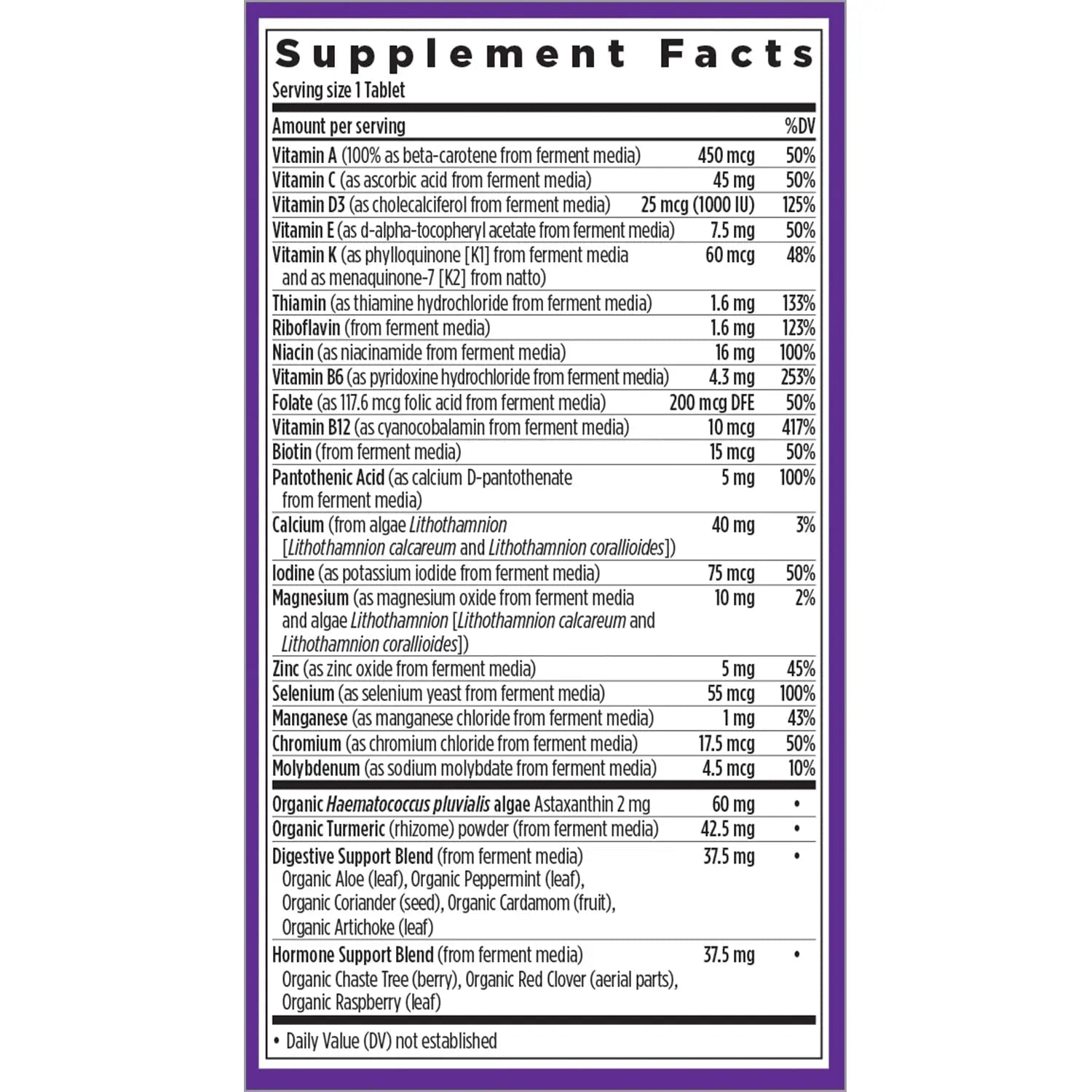 New Chapter Every Women's One Daily 55+ 90ct - Maple Wellness Supplements