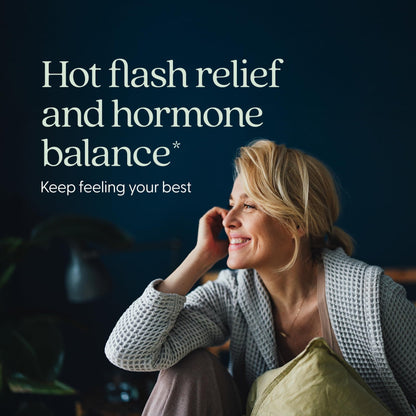 New Chapter Menopause Supplement - Estrotone Herbal Hormone Balance for Women in Perimenopause, with Black Cohosh for Hot Flash Relief & to Reduce Night Sweats + Vitex, No Added Hormones - 30 ct - Maple Wellness Supplements