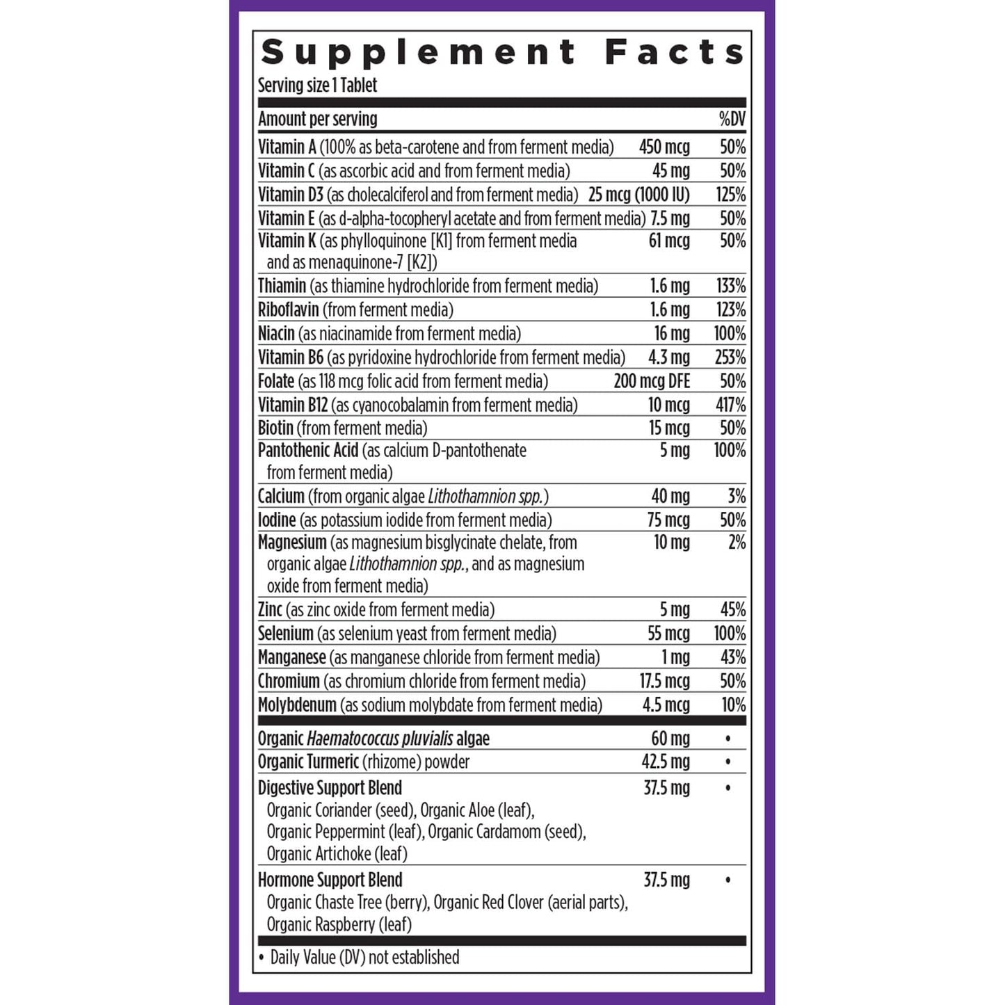 New Chapter Women’s Multivitamin 55+, Astaxanthin, B6, B12, D3, Vitamin C & Zinc, Immune, Heart, Cellular Energy, and Bone Support, Gentle on The Stomach - Maple Wellness Supplements