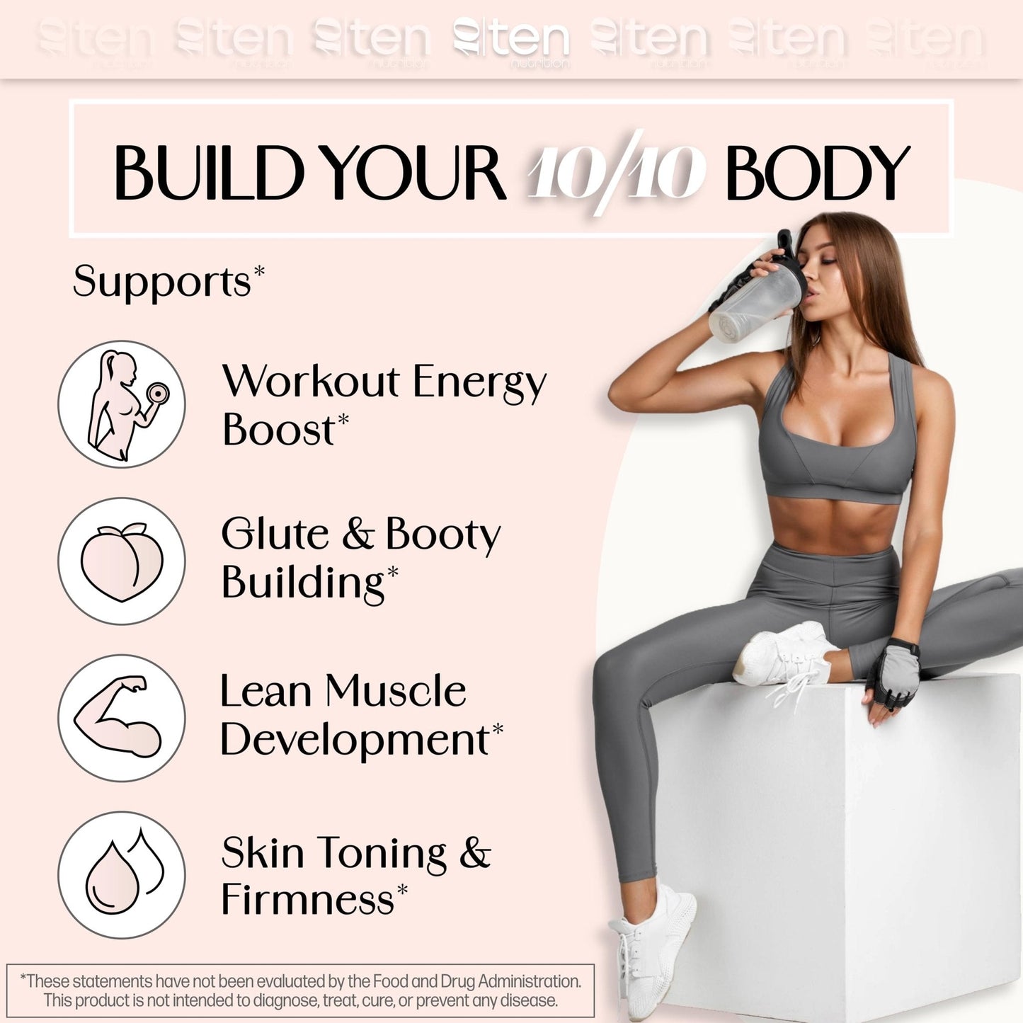 New - Creatine + Collagen for Women – Supports Lean Muscle Growth & Development, Booty Gain, Energy & Recovery – 5g Creatine Monohydrate Plus 5000mg Collagen Peptides Combo – Unflavored, 30 Servings - Maple Wellness Supplements