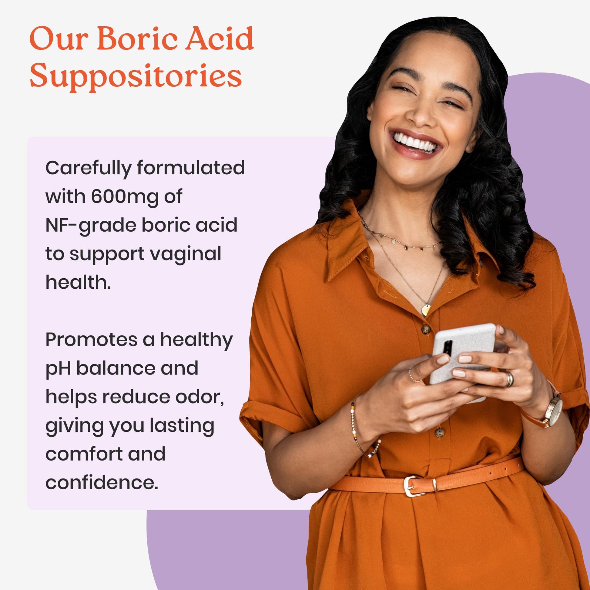 NewLife Naturals - Medical Grade Boric Acid Vaginal Suppositories - 600mg - 100% Pure Womens pH Balance Pills - Yeast Infection, BV - 90 Capsules: Made in USA - Maple Wellness Supplements