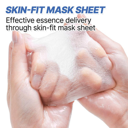 NEXTBEAU Solution Sheet Mask Variety Pack, 10 Count (5 Types x 2 Sheets), 0.74 fl oz Each, Korean Facial Sheet Masks for Daily Skincare - Maple Wellness Supplements