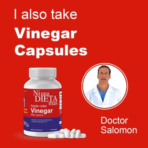 Ni una dieta más Reduce Abdominal Fat - Vinegar Capsules - Best for Weight Loss - Maple Wellness Supplements