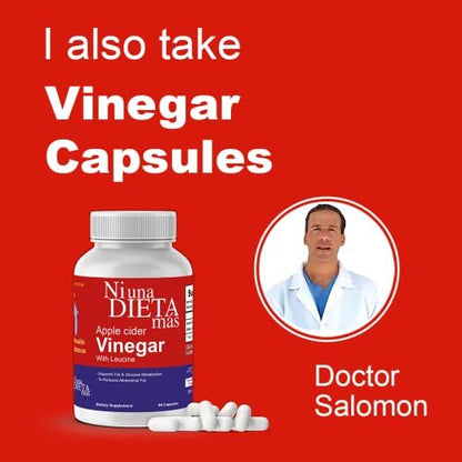 Ni una dieta más Reduce Abdominal Fat - Vinegar Capsules - Best for Weight Loss - Maple Wellness Supplements
