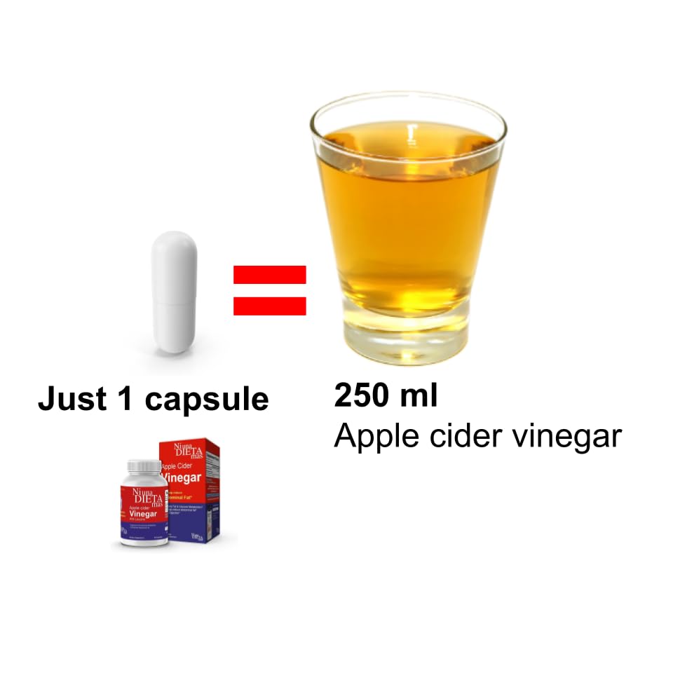 Ni una dieta más Reduce Abdominal Fat - Vinegar Capsules - Best for Weight Loss - Maple Wellness Supplements