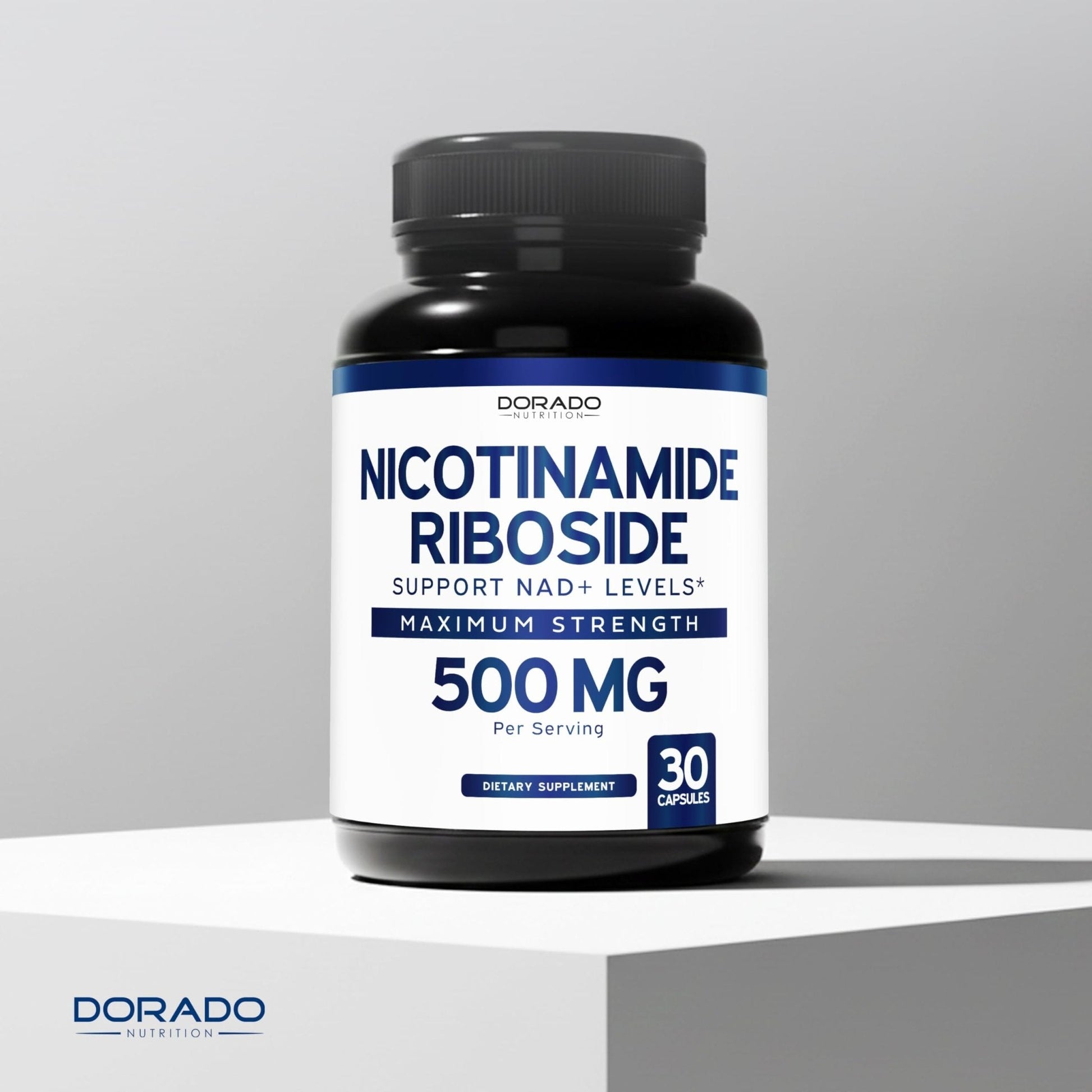 Nicotinamide Riboside 500mg (30 Count) NAD Supplement - NR Supplement For Women & Men to Support NAD+ Levels - NAD Booster - Third Party Tested - Vegan Safe, Non GMO & USA Made (30 Capsules) - Maple Wellness Supplements