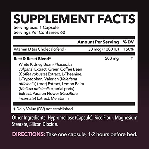 Night Time Fat Burner for Women | Weight Loss and Sleep Support Blend With Vitamin D - Maple Wellness Supplements
