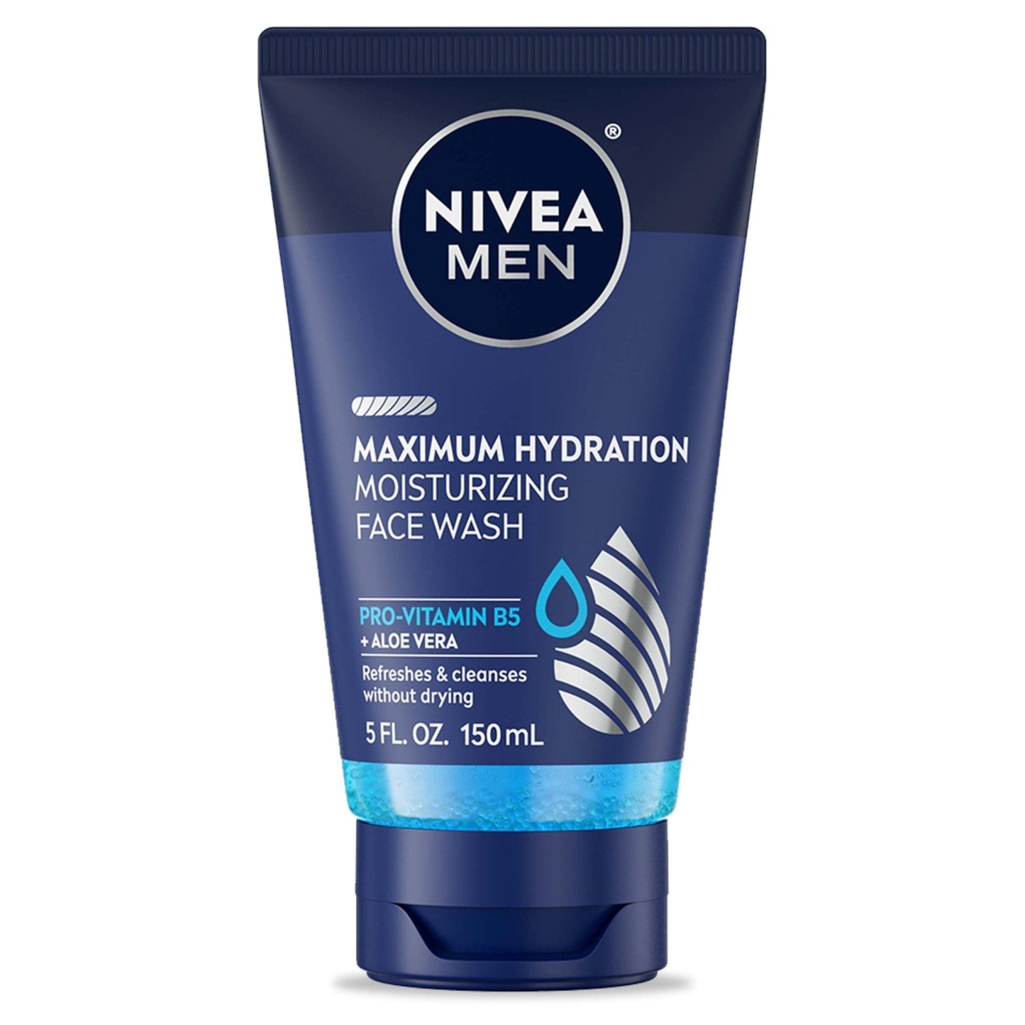 NIVEA MEN Maximum Hydration Face Wash, Face Wash with Provitamin B5 and Aloe Vera - Maple Wellness Supplements