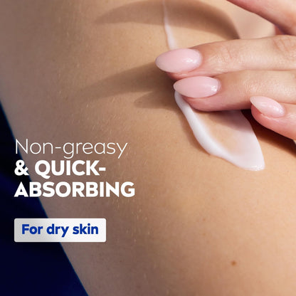 NIVEA Shea Nourish Body Lotion for Dry Skin with Hyaluronic Acid, Shea Butter and Deep Nourishing Serum - Maple Wellness Supplements