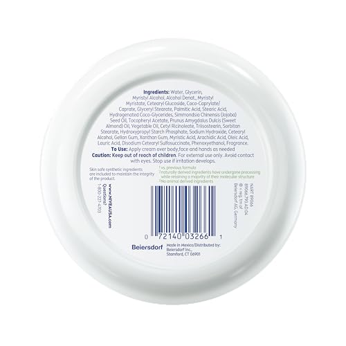 NIVEA Soft Refreshingly Soft Moisturizing Cream, Lightweight Body Moisturizer for Face, Body and Hands, Body Cream Enriched - Maple Wellness Supplements