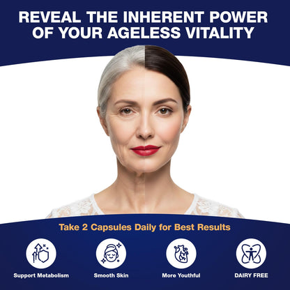 NLMUBR LUCKSIT NAD Supplement - NAD Nicotinamide Riboside Resveratrol 900mg, NAD Supplements for Women & Man, Liposomal NAD+ for Anti Aging & Cell Regenerator, 80 Capsules - Maple Wellness Supplements