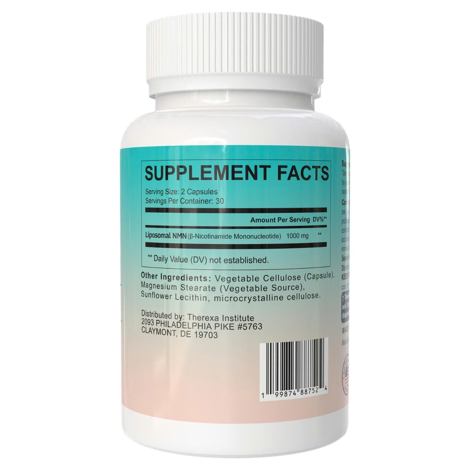 NMN Supplement 1000mg Pure - Liposomal NMN for NAD+ Supplement, Tested in USA, 60 Capsules - Maple Wellness Supplements
