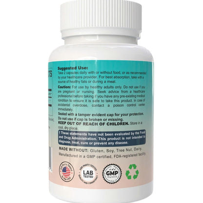 NMN Supplement 1000mg Pure - Liposomal NMN for NAD+ Supplement, Tested in USA, 60 Capsules - Maple Wellness Supplements