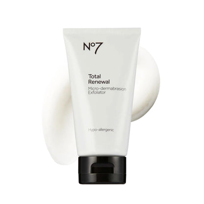 No7 Microdermabrasion Total Renewal Face Scrub - Exfoliating Face Wash & Dark Spot Corrector for Sensitive Skin - Maple Wellness Supplements