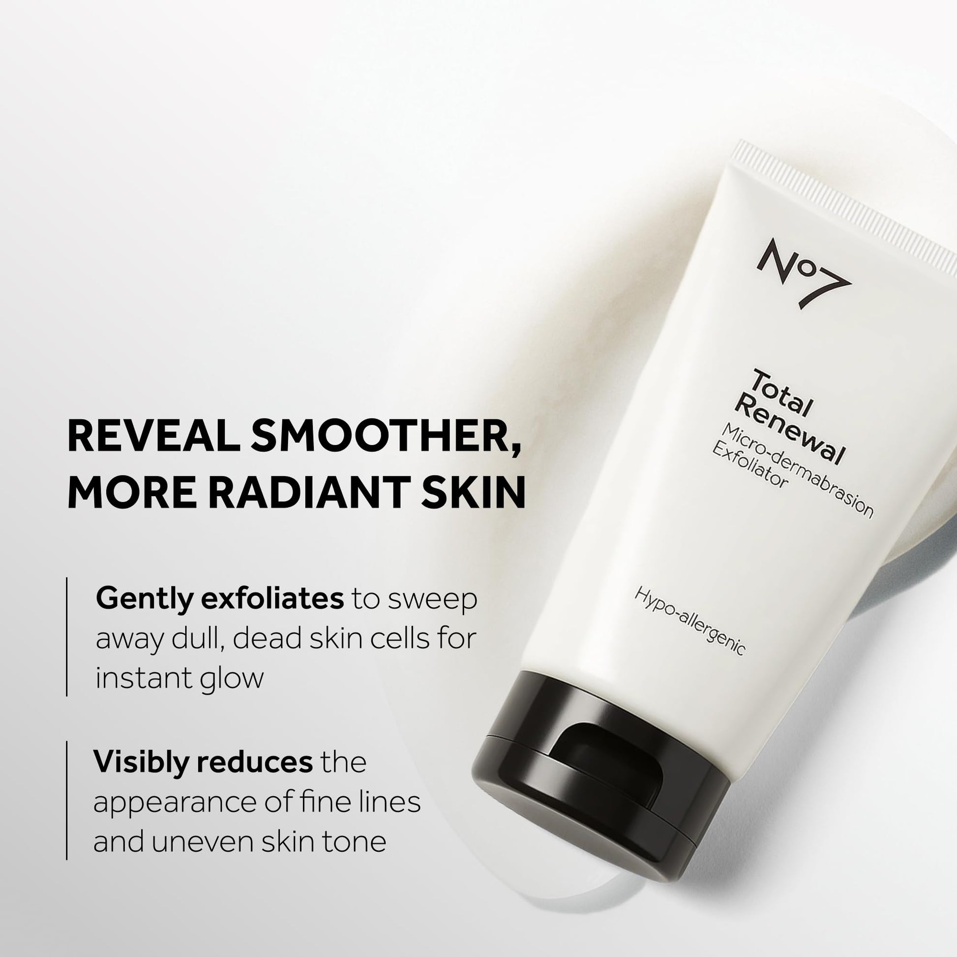 No7 Microdermabrasion Total Renewal Face Scrub - Exfoliating Face Wash & Dark Spot Corrector for Sensitive Skin - Maple Wellness Supplements