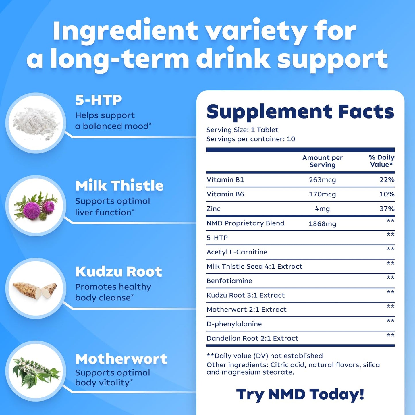 NoMoreDrinks Alcohol Cravings Reducer - Stop Drinking Alcohol Supplements & Liver - Maple Wellness Supplements