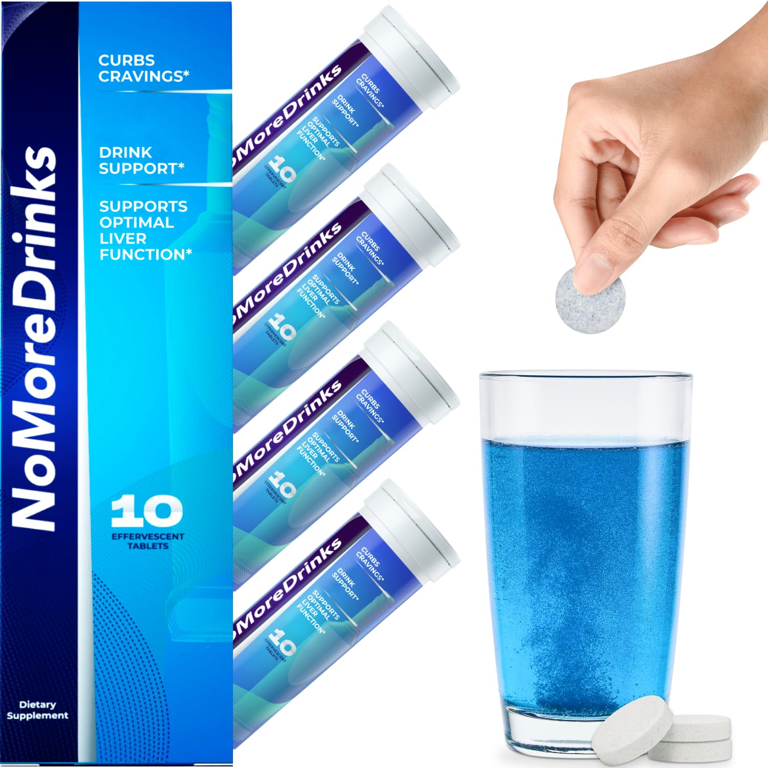 NoMoreDrinks Alcohol Cravings Reducer - Stop Drinking Alcohol Supplements & Liver - Maple Wellness Supplements