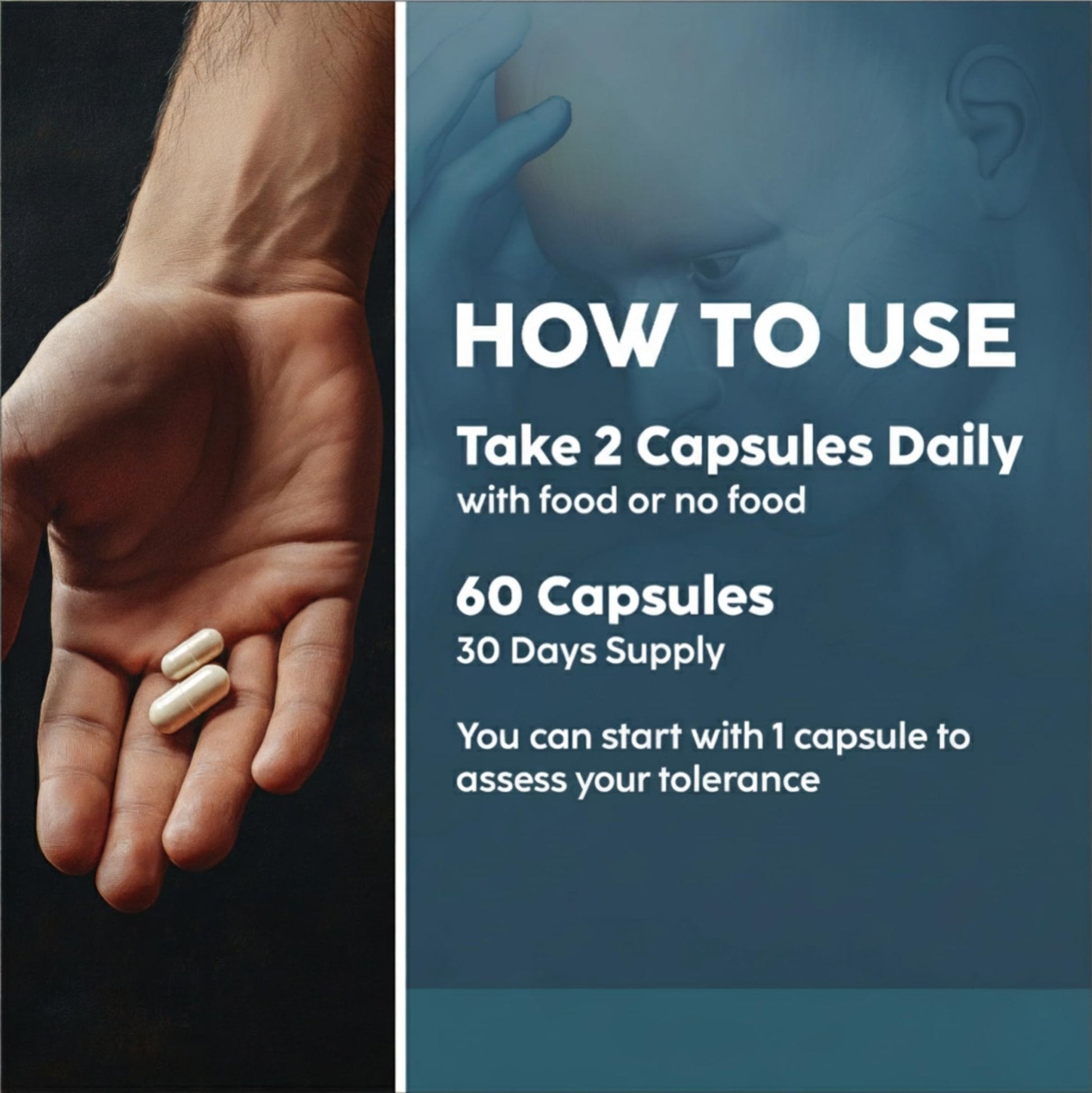 Nootropic Brain Supplement with Lion’s Mane Mushroom, Cordyceps & Rhodiola Rosea Extract - Focus and Energy Supplement, Adaptogen for Brain Health, Mental Clarity, Memory & Mood Support - 60 Capsules - Maple Wellness Supplements