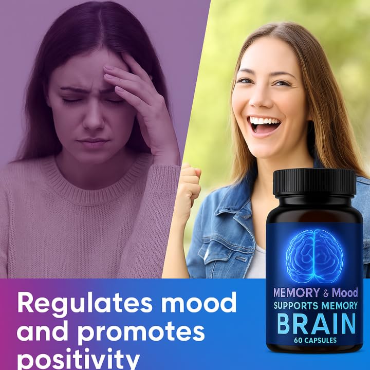 Nootropic Brain Supplements for Memory and Focus, Cognitive Support Formula with B Vitamins, Folate & Dihydromyricetin – Mental Clarity & Daily Performance, 60 Capsules (1) - Maple Wellness Supplements