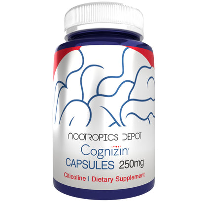 Nootropics Depot Cognizin Citicoline Capsules | 60 Count | Choline Supplement | Brain Health Supplement | Regulates Memory and Cognitive Function | Supports Attention, Focus and Recall - Maple Wellness Supplements