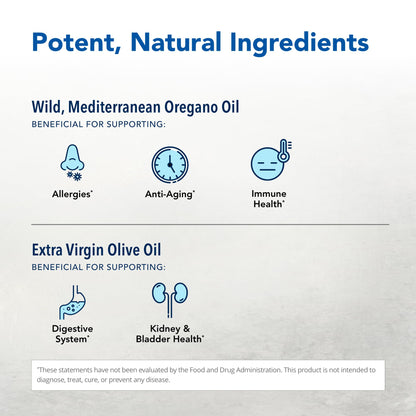 NORTH AMERICAN HERB & SPICE Oreganol - 1 fl. oz. - Unprocessed, Wild, Organic Oregano Oil - Maple Wellness Supplements