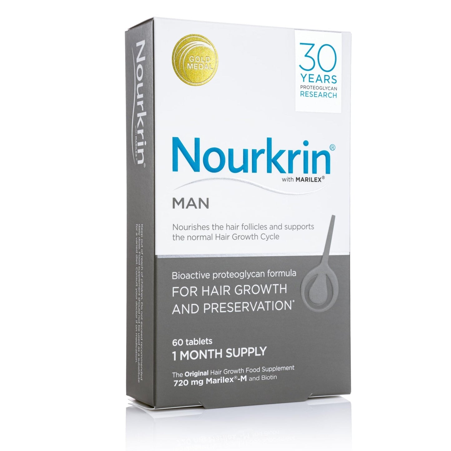 Nourkrin Man 60 Tablets (1 Month Supply) - Maple Wellness Supplements