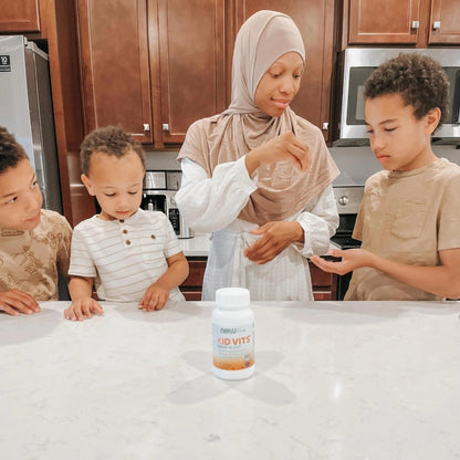 NOW Kids Supplements, Kid Vits Multivitamin, Berry Lemonade Flavor, 120 Chewable Tablets - Maple Wellness Supplements