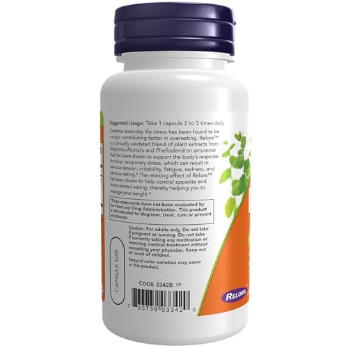 NOW Supplements, Relora 300 mg (a Blend of Plant Extracts from Magnolia officinalis - Maple Wellness Supplements