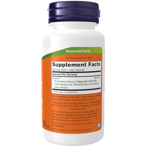 NOW Supplements, Relora 300 mg (a Blend of Plant Extracts from Magnolia officinalis - Maple Wellness Supplements