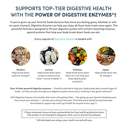 Nucific Digestive Enzyme Supplement to Support Digestion and Nutrient Bioavailability - Maple Wellness Supplements