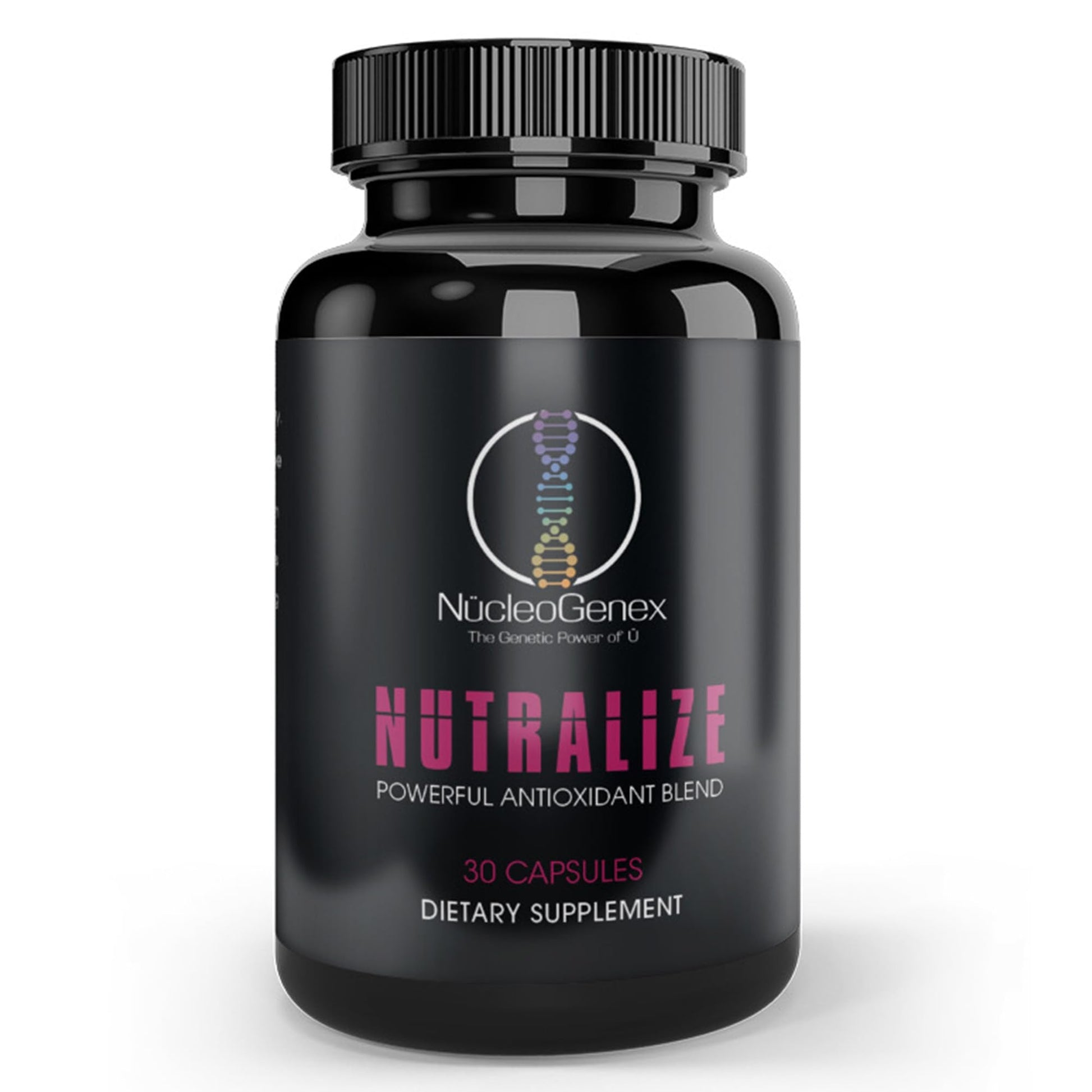 Nucleogenex - Nutralize - The Key to Supporting a Healthy Aging Process and Immune System - Potent Blend for Powerful Cell Protection - Xanthohumol, CurcuPrime, C-60 Complex, PureQQ - 30 Capsules - Maple Wellness Supplements