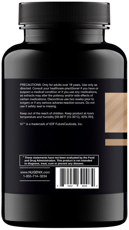 Nugenix Nitric Oxide Booster Supplement - Nitric Oxide Flow, L-Arginine, L-Citrulline, Pine Bark Extract - Vasodilator - 100 Capsules - Maple Wellness Supplements