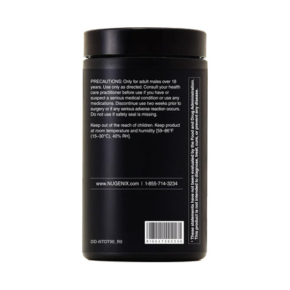 Nugenix Total-T2 - Nitric Oxide Booster for Men, Tesnor, S7, ElevATP, Tongkat, Citrulline, Nitric Oxide and Testosterone Supplement for Men (90 Count) - Maple Wellness Supplements