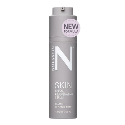 NULASTIN Dermal Rejuvenating Peptide Face Serum for Women with Elastin - Firming, Anti Aging, Barrier Repair, Plumping Hydrating Serum Sensitive & Mature Skin - Vegan, 1 Fl Oz - Maple Wellness Supplements