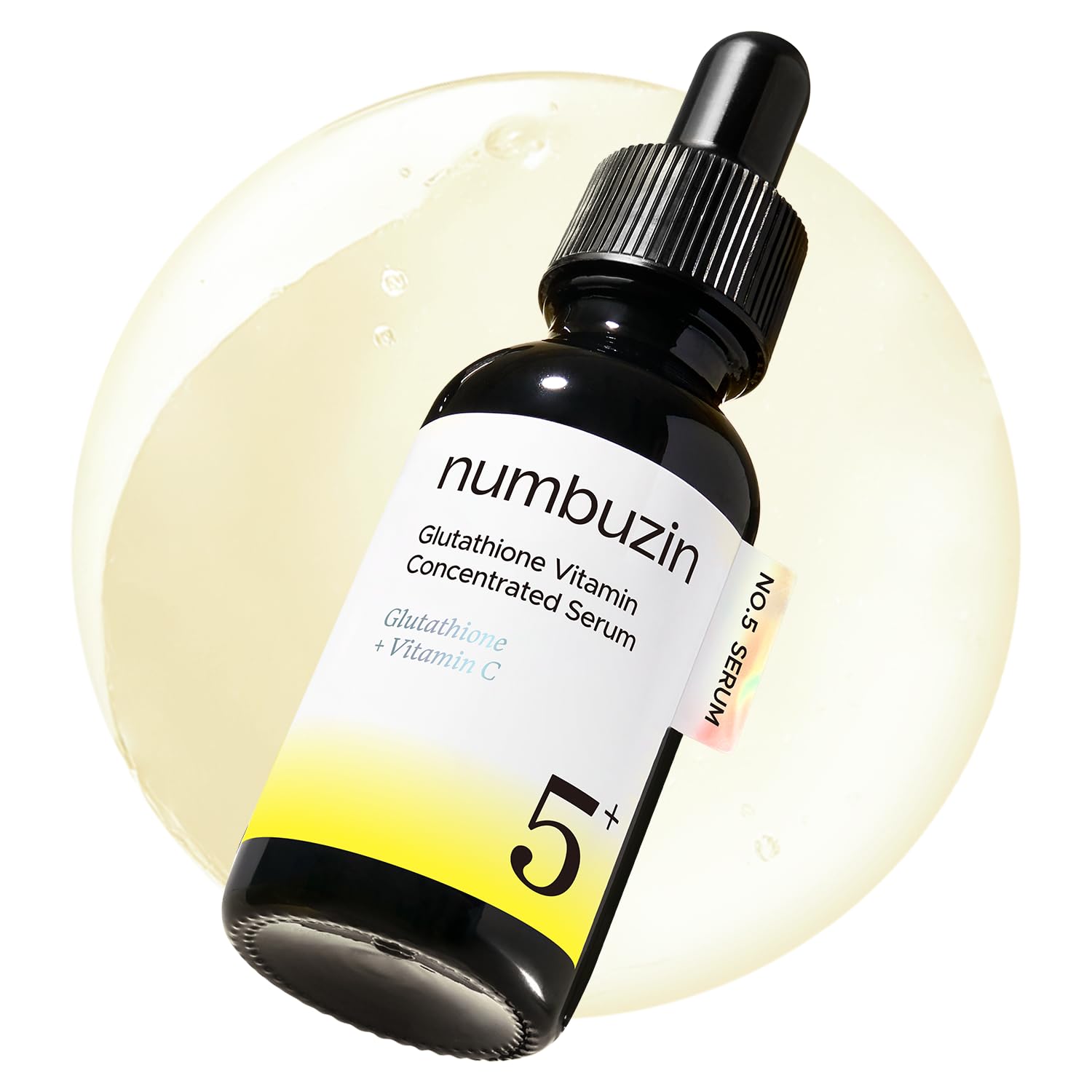 numbuzin No.5 Vitamin Concentrated Serum, Dark Spot Care, Glutathione & Vitamin Serum, Korean Skincare, Tranexamic Acid 4%, Niacinamide 5% - Maple Wellness Supplements