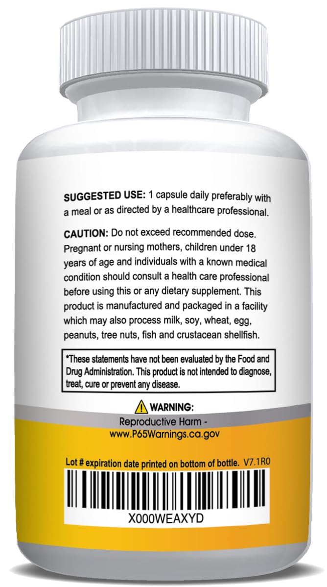 NusaPure Turmeric Curcumin 600 mg 60 Capsules Turmeric 95% Curcuminoids Dietary Supplement - Maple Wellness Supplements